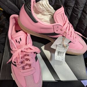 adidas Pink and Black Men's Athletic Sneakers